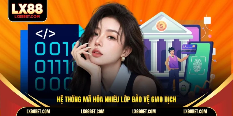 Hệ thống mã hóa nhiều lớp bảo vệ giao dịch